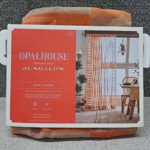 Opalhouse x Jungalow Ophelia Coral Orange Curtain Panel 54" x 84"